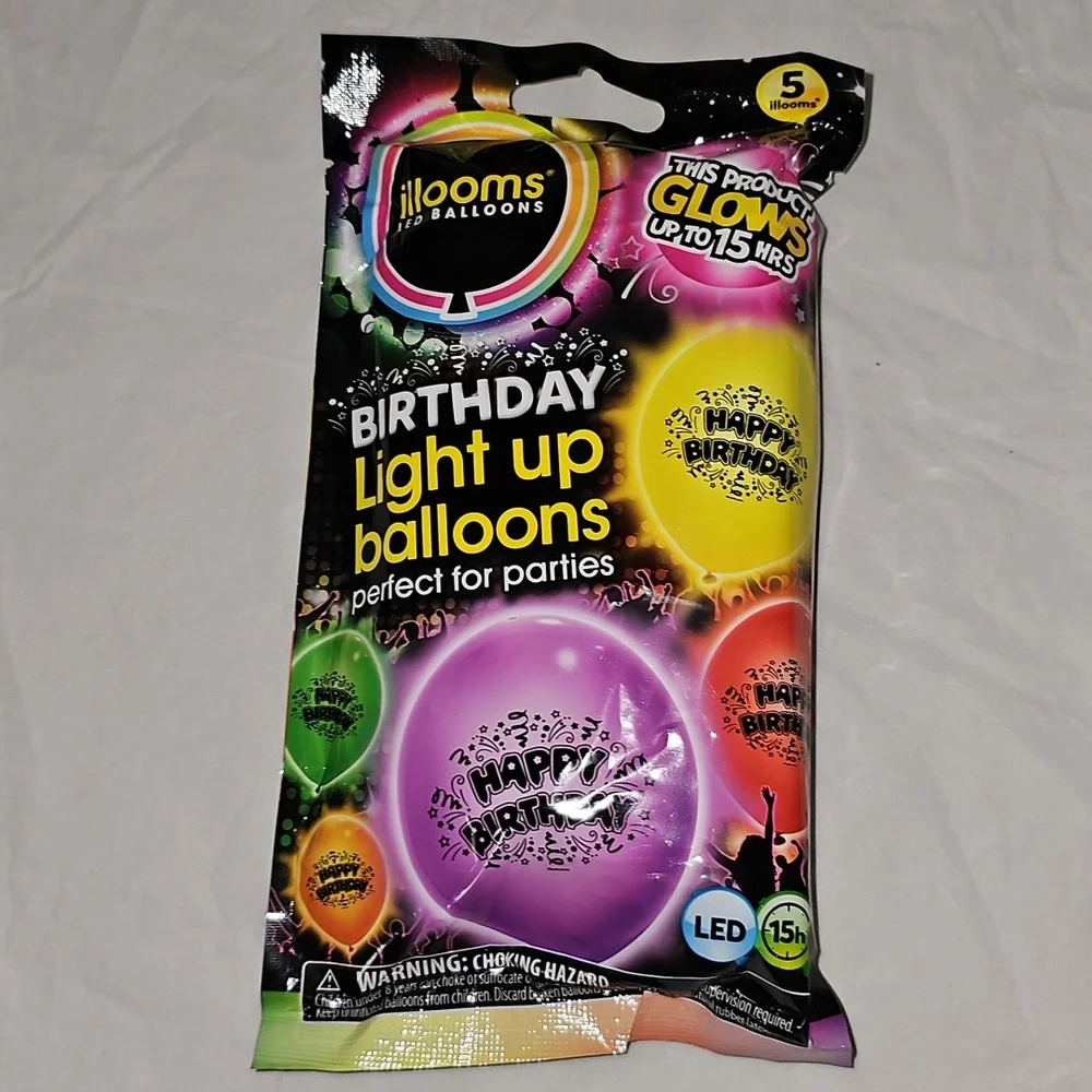 Party Supplies Candles, Balloons, Balloon Banner New